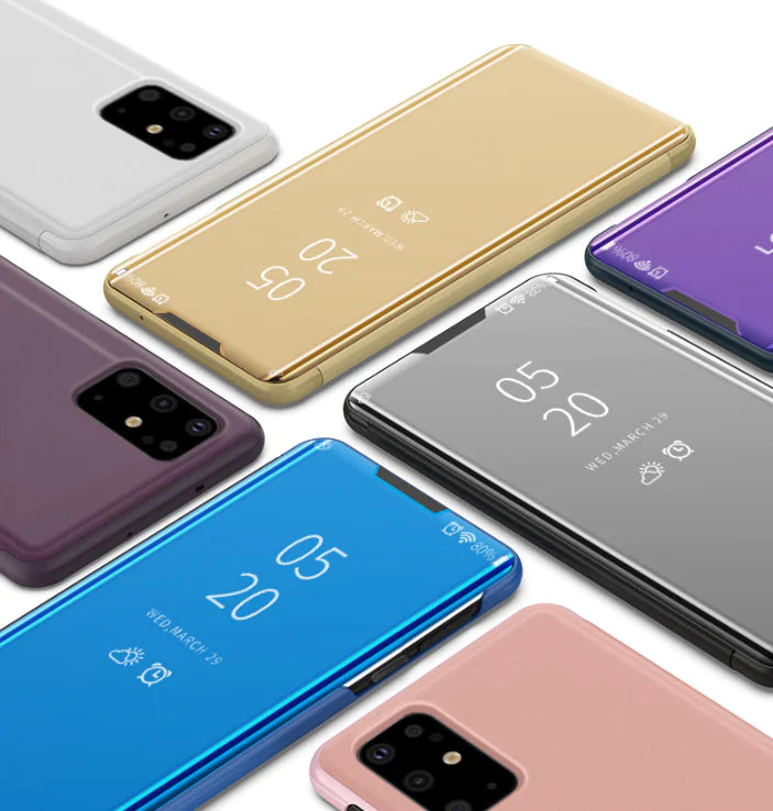 Mirror Leather Case for Phone Protection Cover