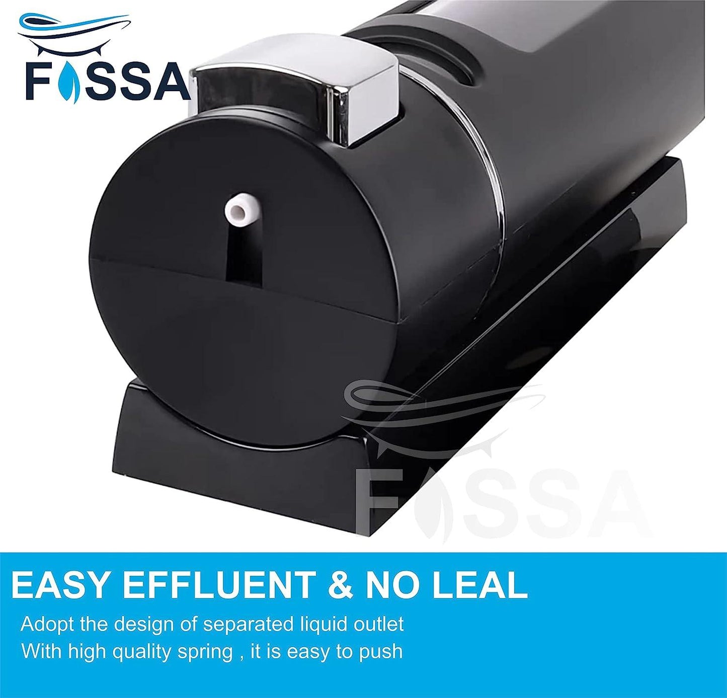 Fossa Wall-Mount Soap Dispensers 400ML Manual Soap Bathroom for Hair Shampoo Shower or Hand Cleanser SD-005-4