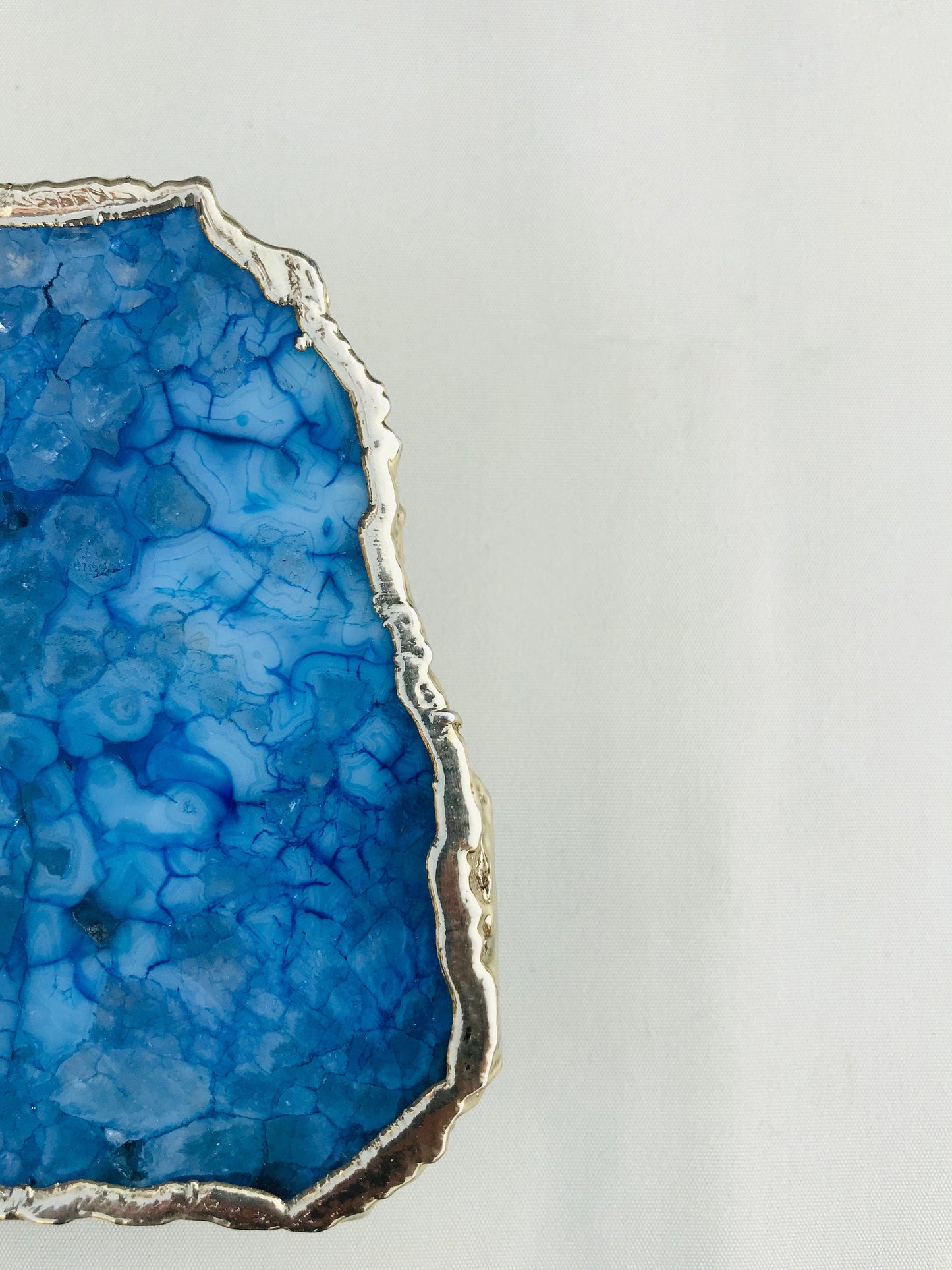 Blue Agate Desk/Wall Clock/Personalised Momento-2