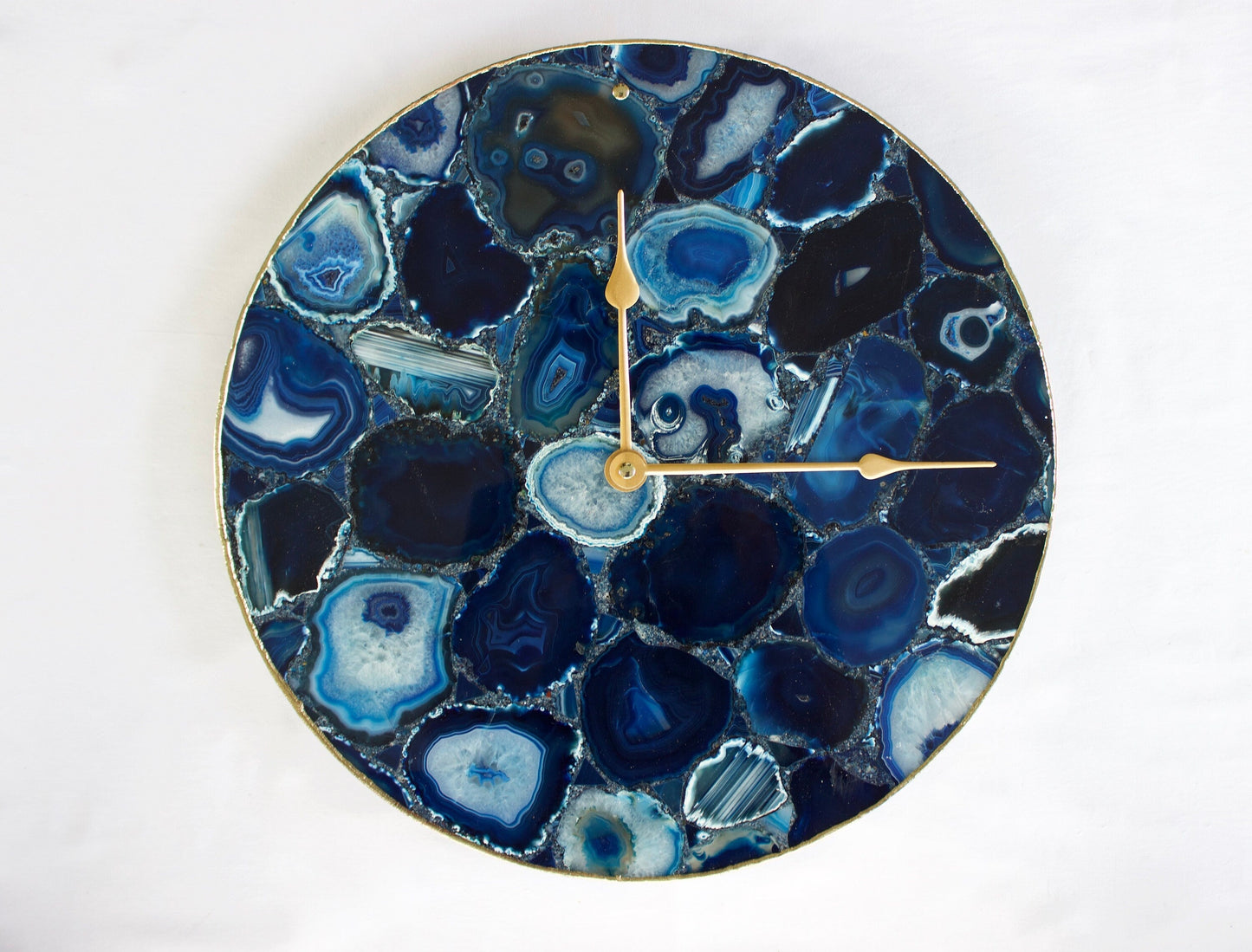 Blue Agate Wall Clock | Circular-0