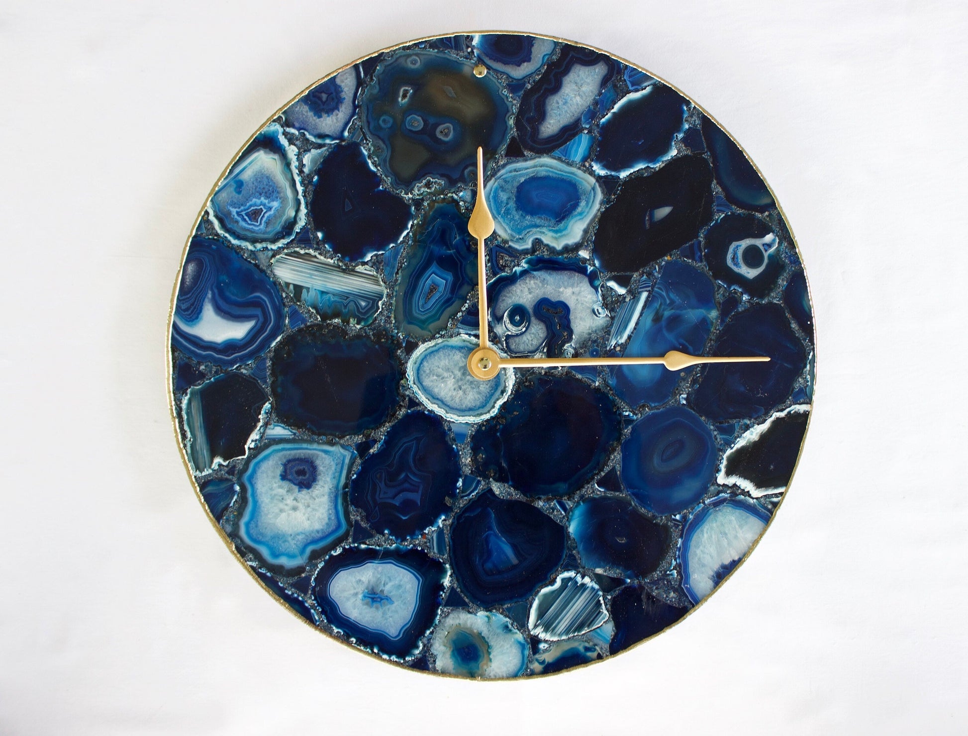 Blue Agate Wall Clock | Circular-0