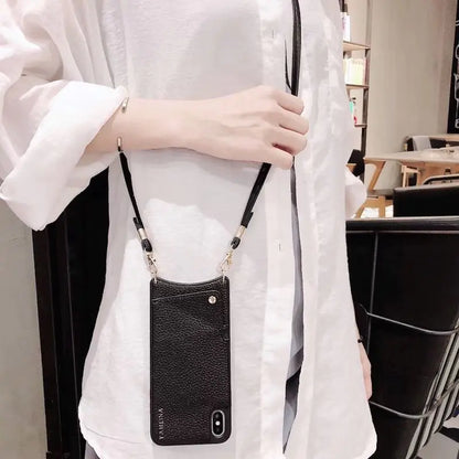 Crossbody Phone Case with Strap and Bag Attachment