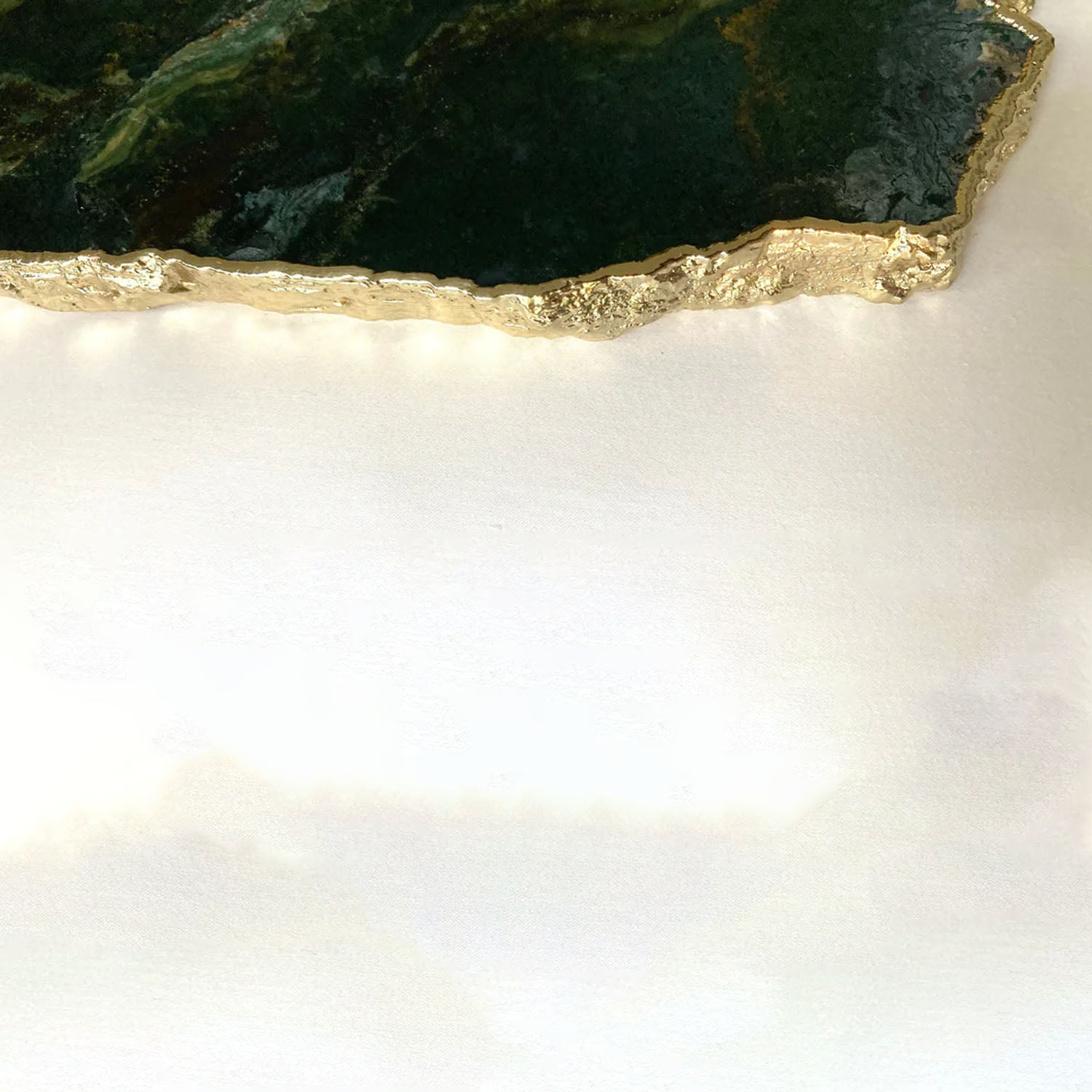 Large Green Agate Cheese Platter/Tray/Personalised Momentos/Sign Boards - 10"x15"-1