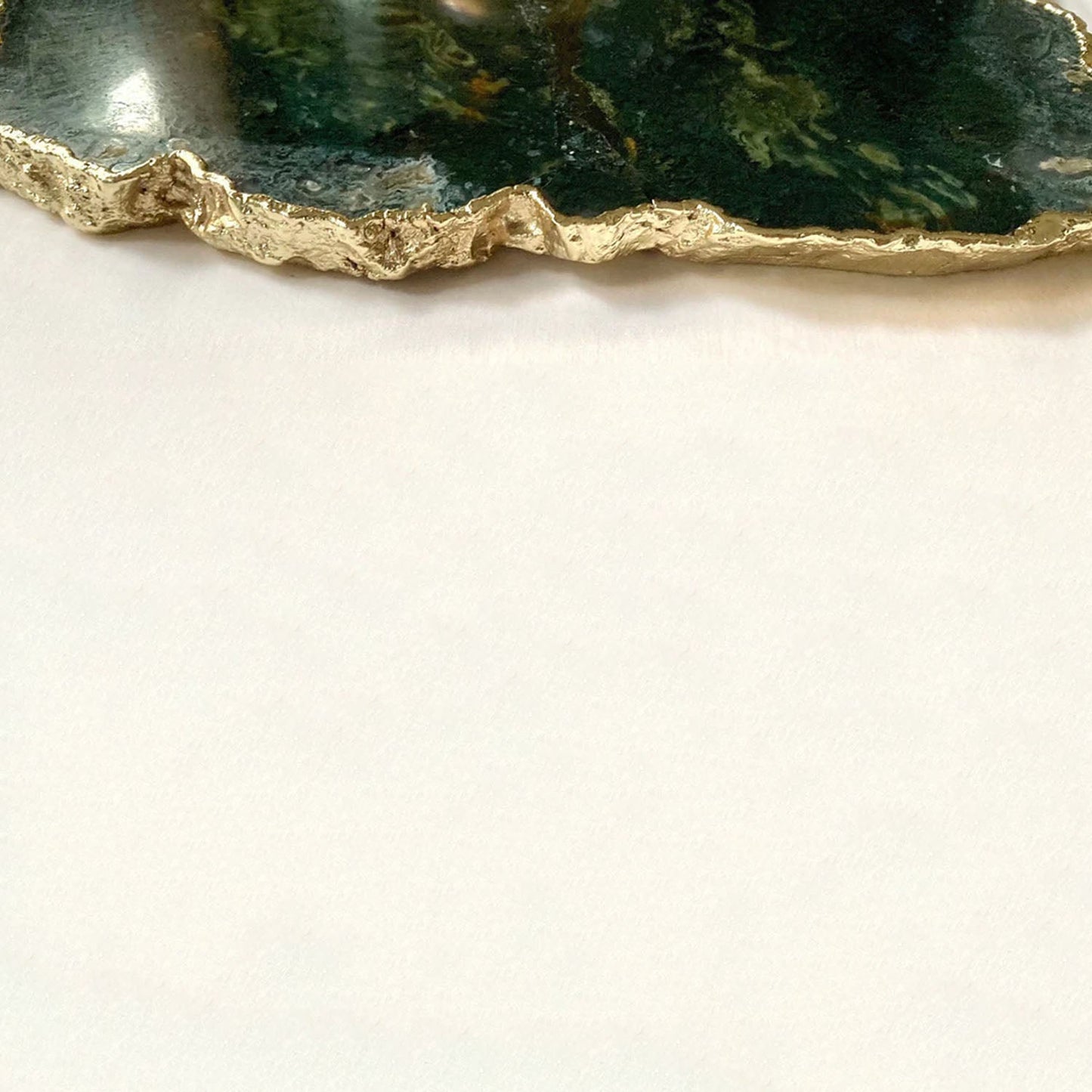 Large Green Agate Cheese Platter/Tray/Personalised Momentos/Sign Boards - 10"x15"-3