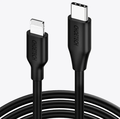 CHOETECH 2m USB-C to Lightning MFi Certified Cable