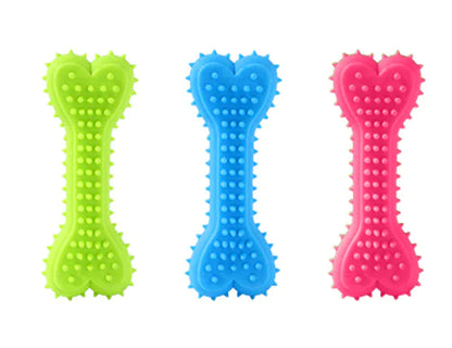 Rubber Anti-Stress Bone for Dogs (One Piece)