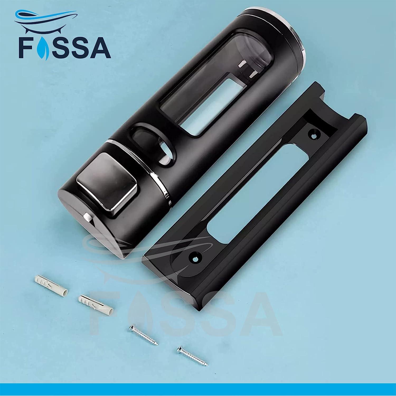 Fossa Wall-Mount Soap Dispensers 400ML Manual Soap Bathroom for Hair Shampoo Shower or Hand Cleanser SD-005-3