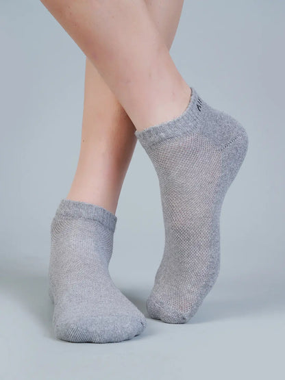 Low Ankle Socks for Men and Women Pack of 3 Pairs-5