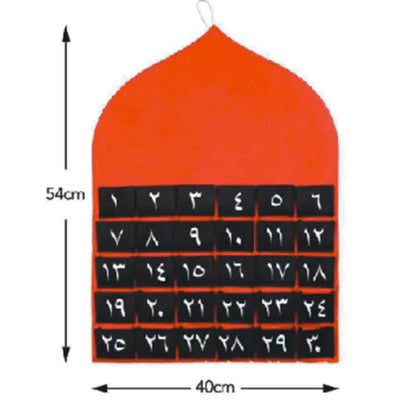 Felt Countdown Decorative Hanging Calendar